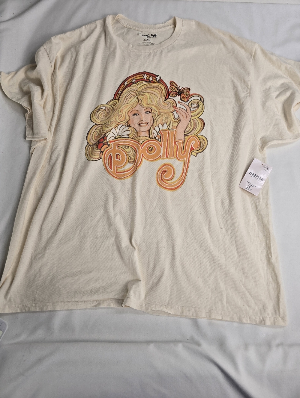 New Dolly Parton Oversized Tshirt Size 2X Thrifted By LivyLu & Livgoods Shirt